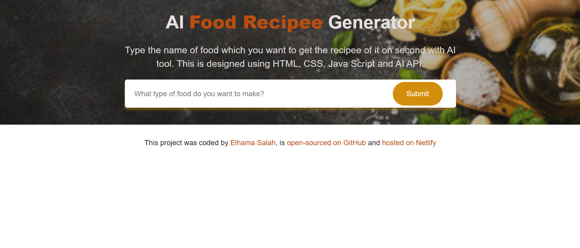 Food Ordering Project